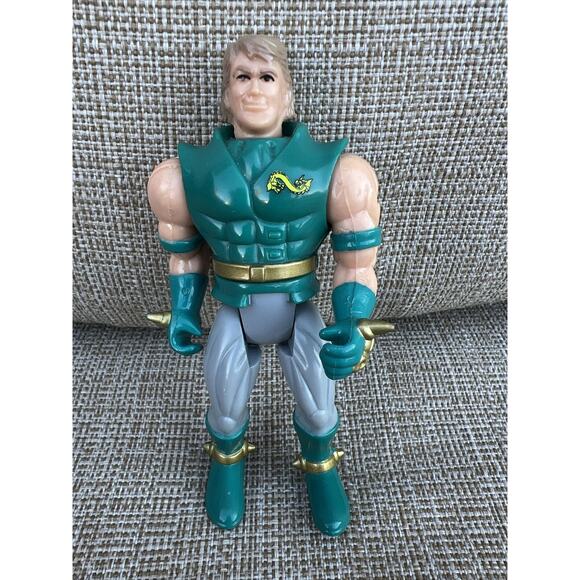 Vintage Double Dragon Action Figures TYCO 1993 Vortex Jimmy Lee Sickle - Picture 4 of 7